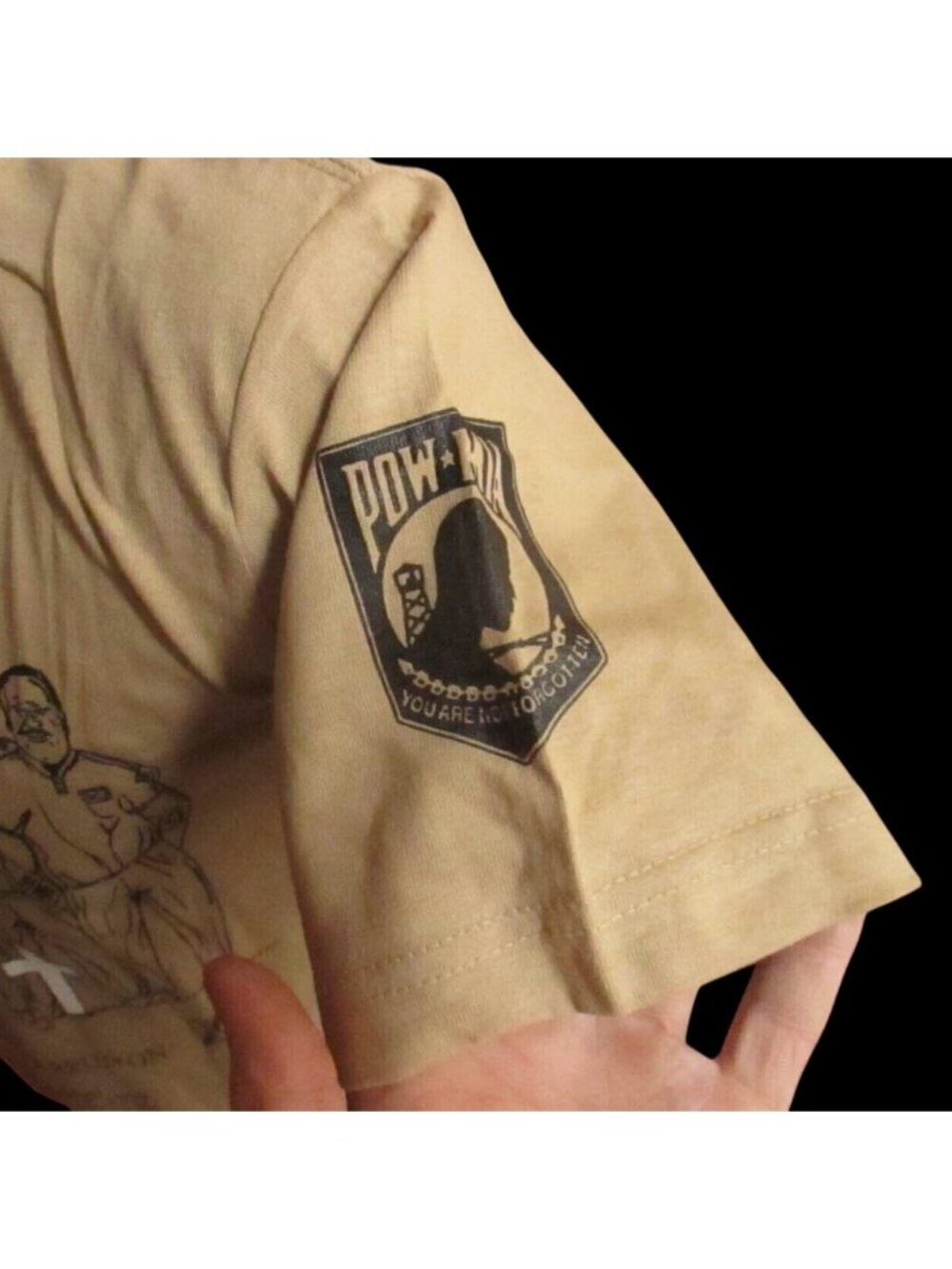 Vietnam Veterans Vintage Men's T-shirt Small Reunion 1999 Tan Gildan 90s NEW
